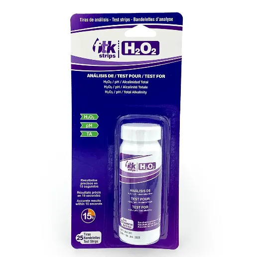 Tiras de peroxido FTK-H202 (25 tiras)